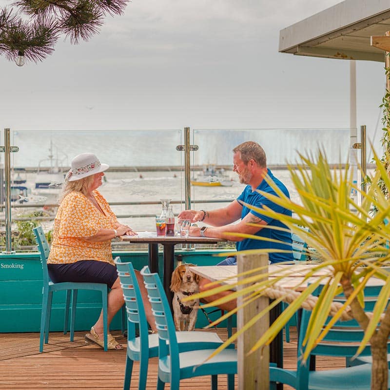 Restaurants in Brixham have spectacular views