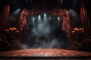 Dark Empty Stage